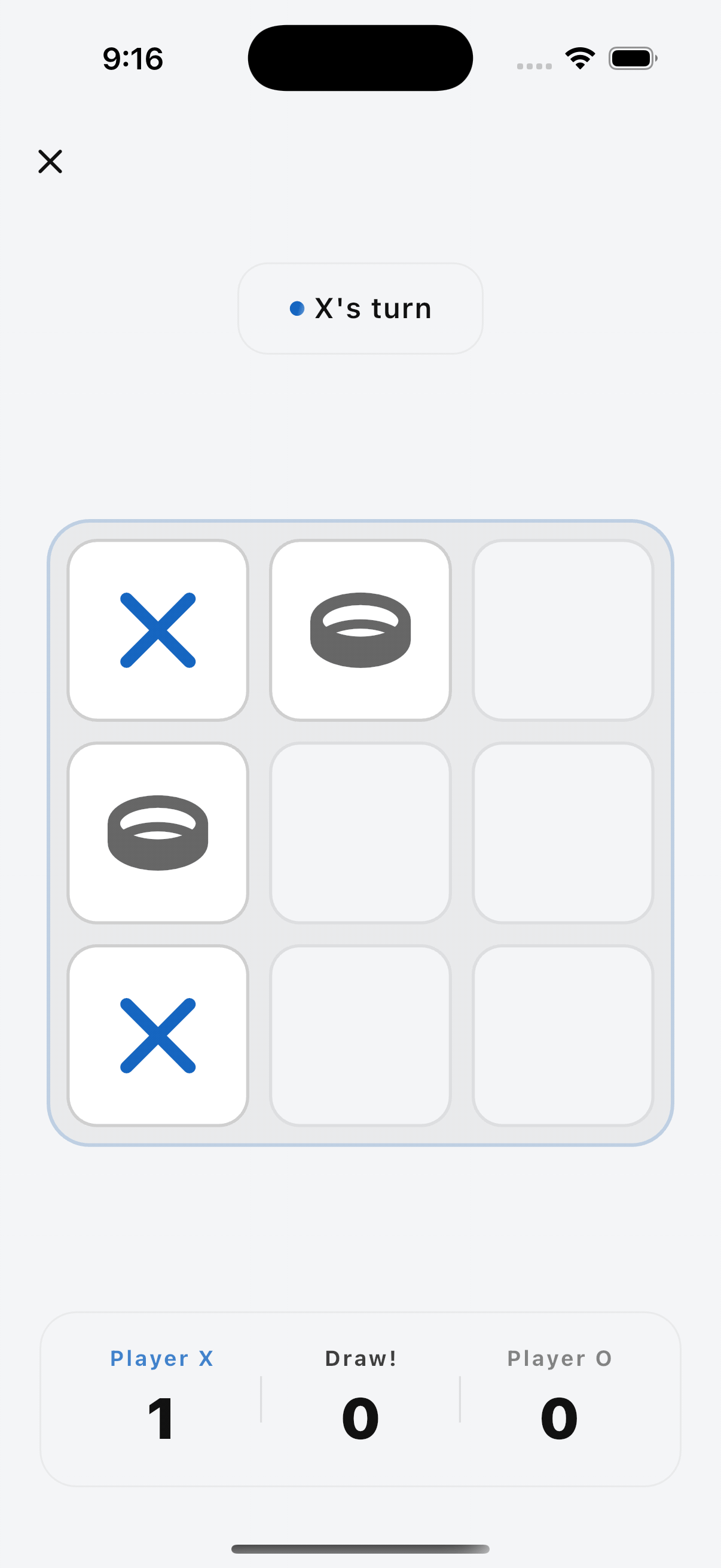 Tik-Tac-Toe Interactive Game
